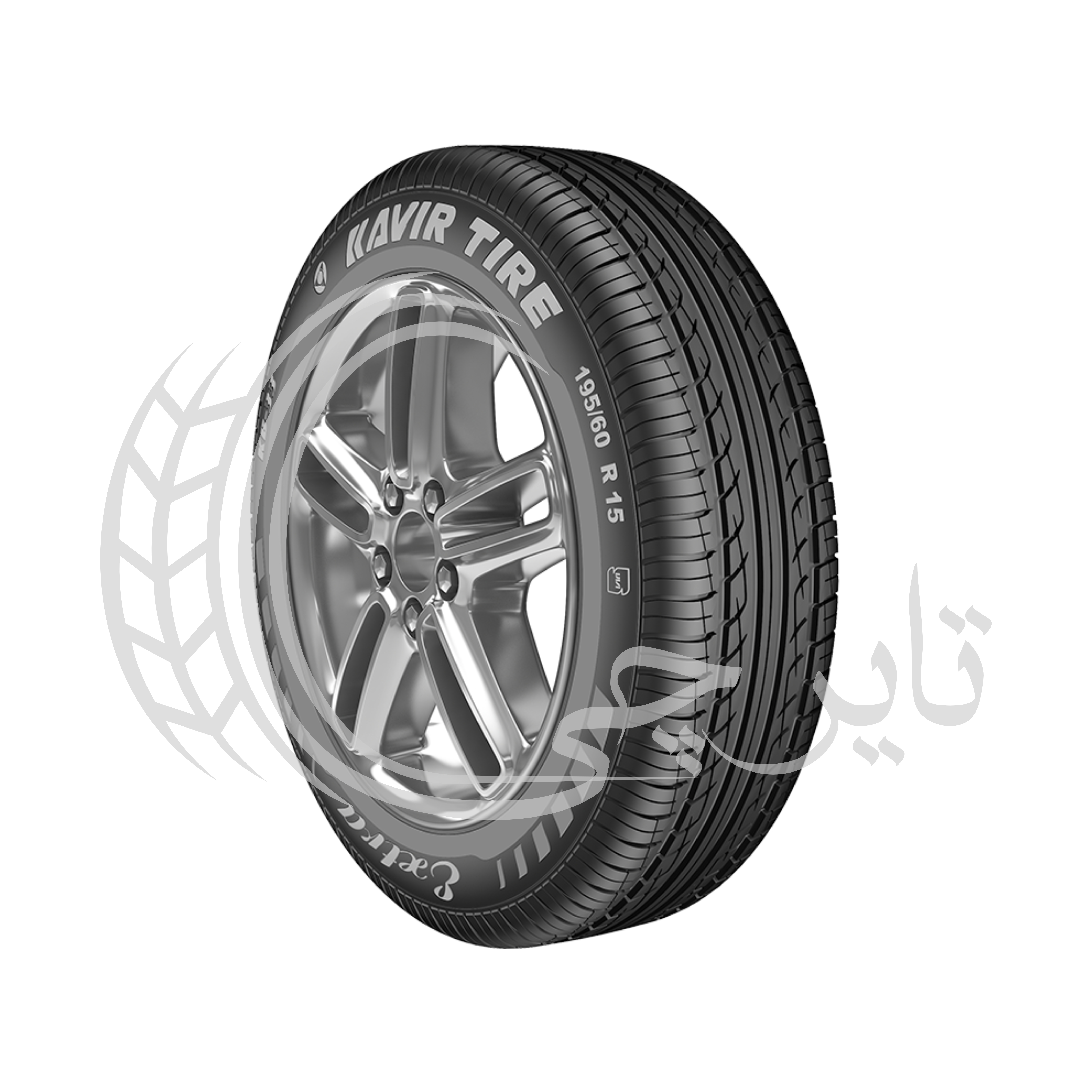 لاستیک کویر تایر 195/60R15 مناسب خودروهای سواری